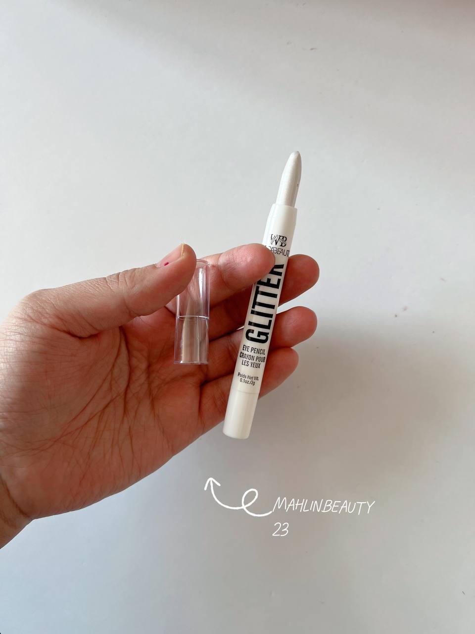 هایلایتر قلمی مدل پیچی Warda Beauty سفید صدفی
